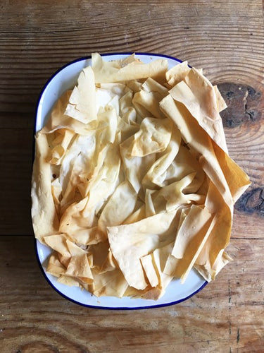 Prawn, Mango and Gin Filo Pastry Pie